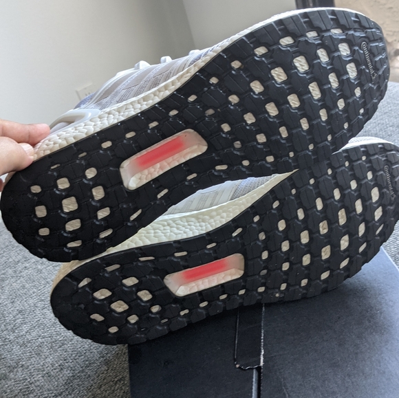 Adidas Ultraboost triple white men's size 13 - Picture 6 of 9